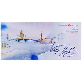Белые Ночи Набор акварель картон, 24 шт х2,5 мл 1941061
