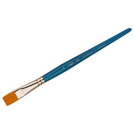 Кисть художественная синтетика Гамма "Галерея", плоская №14, короткая ручка 301014