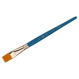 Кисть художественная синтетика Гамма "Галерея", плоская №18, короткая ручка 301018