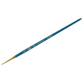 Кисть художественная синтетика Гамма "Галерея", круглая №3/0, короткая ручка 302030