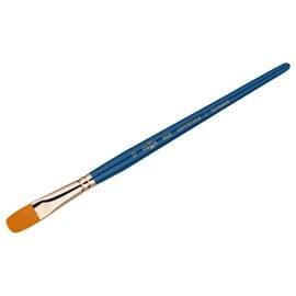 Кисть художественная синтетика Гамма "Галерея", плоскоовальная №12, короткая ручка 303012