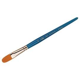 Кисть художественная синтетика Гамма "Галерея", плоскоовальная №14, короткая ручка 303014