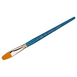 Кисть художественная синтетика Гамма "Галерея", плоскоовальная №16, короткая ручка 303016