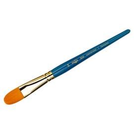 Кисть художественная синтетика Гамма "Галерея", плоскоовальная №24, короткая ручка 303024