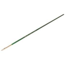 Кисть художественная щетина Гамма "Пейзаж", плоскоовальная №1, длинная ручка 604001