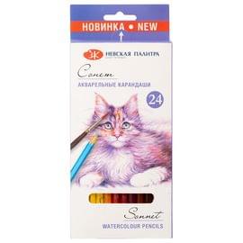 Сонет Набор акварельных карандашей 24 цвета 81411438