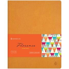 Дневник 1-11 кл. 48л. (лайт) "Florence. Orange ", прошитый блок, тонир. блок 278391