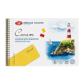 Альбом н/спир. д/акв. Сонет,А5,200г,24л,100%:целл. 80451622
