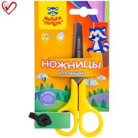 Ножницы детские для левшей Мульти-Пульти "Приключения Енота" 12,5см, европодвес MS_11133