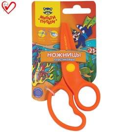 Ножницы детские пластиковые Мульти-Пульти "Приключения Енота" 12,7см, ассорти, европодвес MS_15976