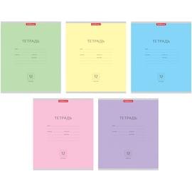 Тетрадь 12 листов в клетку, ErichKrause «Классика», МИКС 35200