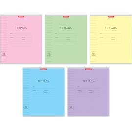 Тетрадь 18 листов, линейка, «Классика с линовкой», картонная обложка, микс 35289