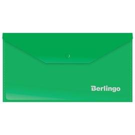 Папка-конверт на кнопке Berlingo, С6, 180мкм, зеленая AKk_06304