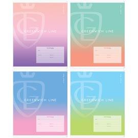 Тетрадь 12л., клетка Greenwich Line "Gradient", 80г/м2 N5c12-33231