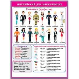 39935  Английский для начинающих Профессии 155*210 39935