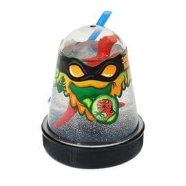 Слайм Slime "Ninja. Затерянный мир", с фигуркой динозавра, прозрачный, 130г S130-13