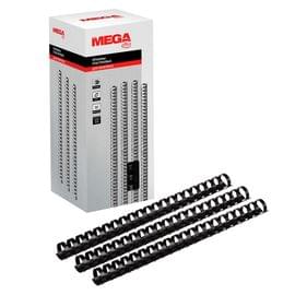 Пружины для переплета 22 мм 50 шт (210 листов) Office Product черные/10 20242215-05