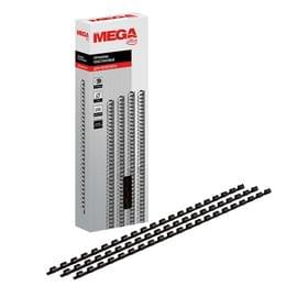 Пружины для переплета пластиковые Promega office 6мм черные 100шт/уп 255075