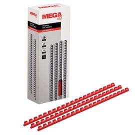 Пружины для переплета пластиковые ProMega Office 10мм крас. 100шт/уп. 255083