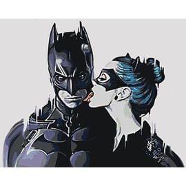 Картина по номерам КАКАДУ 40х50 KA 00012 Бэтмен и женщина-кошка KA 00012