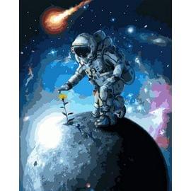 Картина по номерам 40х50 OK 10844 Эксклюзив!!! Космонавт* OK 10844