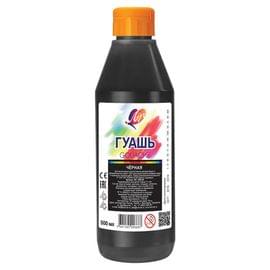 Гуашь художественная  1 шт. ЛУЧ "Классика", 500 мл, черная, пластик. бутылка с дозатором, 18С1200-08 190931