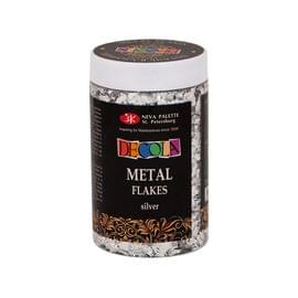 Поталь в хлопьях Decola, 3 г, серебро 206421740