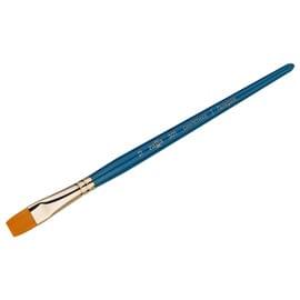 Кисть художественная синтетика Гамма "Галерея", плоская №12, короткая ручка 301012