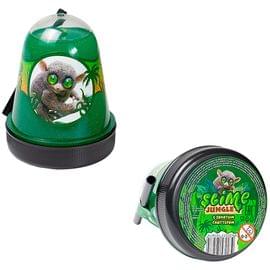 Слайм Slime "Jungle. Голаго", зеленый, с золотым глиттером, 130г S300-23
