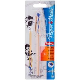 Ручка шариковая стираемая Paper Mate "Replay Medium" синяя, 1,0мм, блистер 167189