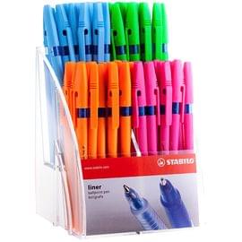 Шариковые ручки Stabilo "Liner 808", синие, 0,7мм 808FL8041