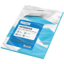 Бумага цветная OfficeSpace intensive А4, 80г/м2, 50л. (голубой) 245181