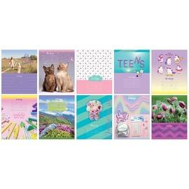Тетрадь 12л., линия BG "Mix-10. Девочки", 10 дизайнов Т5ск12 8547