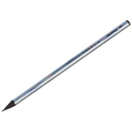 Карандаш ч/г Berlingo "Starlight" HB, трехгранный, черное дерево, лазерная пленка, заточен. BP01170