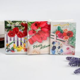 Фотоальбом на 36 фото 10х15 см "Букет цветов" МИКС, 16х12 см 649978 649978