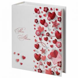 Фотоальбом BRAUBERG "Любовные истории" на 304 фото 10х15см, твердая обложка, термосклейка, 391159 391159