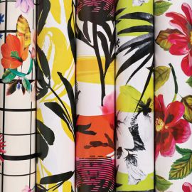 Бумага упаковочная мелованная 70х100 см ЗОЛОТАЯ СКАЗКА "Vintage Flowers", 5 дизайнов, 70 г/м2 591587