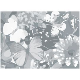 Холст на картоне с эскизом Сонет "Бабочки", 30*40см 141755
