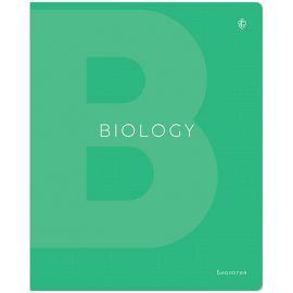 Тетрадь предметная 48л. Greenwich Line "Color theory" - Биология, пантонная печать, матовая ламинация, выборочный УФ-лак, 70г/м2 EX48-40471