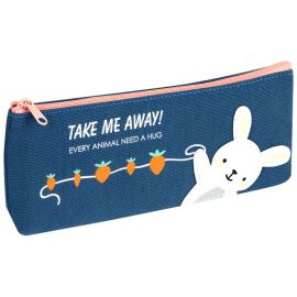 Пенал мягкий, 210*82*40 MESHU "Happy rabbit", канвас MS_42800