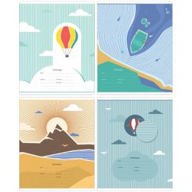 Тетрадь 12л., клетка Greenwich Line "Lines", 80г/м2 N5c12-41300