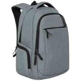 Рюкзак GRIZZLY, 31*46*18см, 2 отделения, 3 кармана, анатомическая спинка, серый RQ-110-1/1