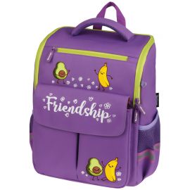 Ранец Berlingo облегченный Concept "Friendship" 35*27*16см, 1 отделение, 4 кармана, эргономичная спинка RU07225