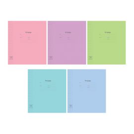 Тетрадь 12л., крупная клетка ArtSpace "Однотонная. Линовка" Т12кк_2423