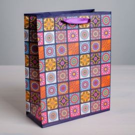 Пакет ламинированный вертикальный «Мозайка», ML 23 × 27 × 8 см 2816308