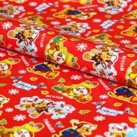Бумага упаковочная глянцевая «С Новым Годом!», PAW PATROL, 50 х 70 см 3399669