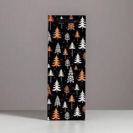 Пакет под бутылку «Ёлки», 13 × 36 × 10 см   4984276 4984276