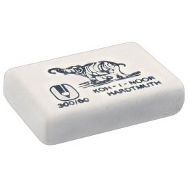 Ластик Koh-I-Noor "Elephant" 300/60, прямоугольный, натуральный каучук, 31*21*8мм, ч/б 0300060024KDRU