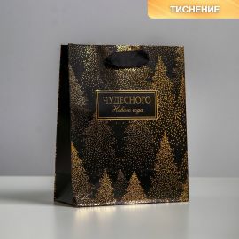 Пакет ламинированный вертикальный «Чудесного Нового года», S 12 × 15 × 5.5 см   4843289 4843289