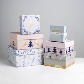 Набор подарочных коробок 6в1 «Нежность», 10 × 10 × 6 - 20 × 20 × 11 см 4992037 2/6 49920371